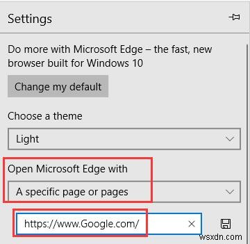 Windows 10에서 Google 내 홈페이지를 만드는 방법은 무엇입니까? 