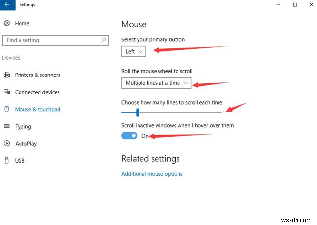 Windows 10에서 마우스 설정을 조정하는 방법 