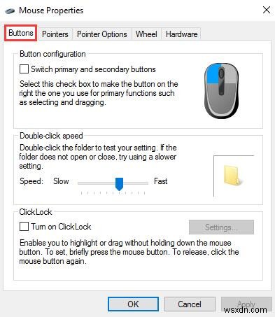 Windows 10에서 마우스 설정을 조정하는 방법 