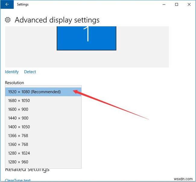 Windows 10에서 화면 해상도를 변경하는 방법 