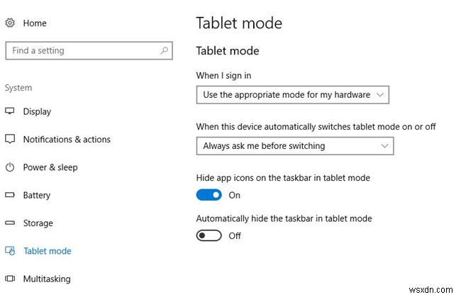 Windows 10의 태블릿 모드:알아야 할 6가지 