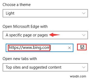 Microsoft Edge:기본 브라우저 및 홈 페이지 설정 