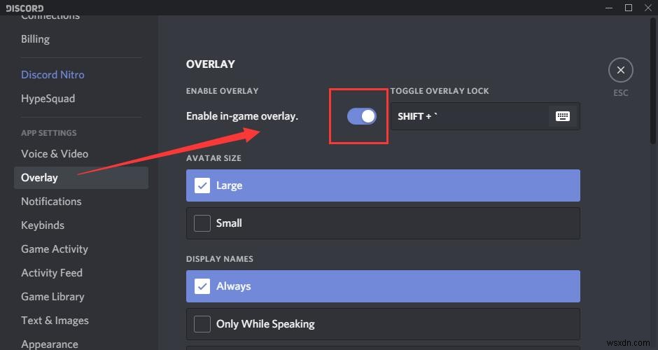 수정됨:Discord 오버레이가 작동하지 않음(2022 업데이트) 