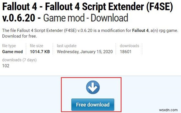 해결됨:Fallout 4 스크립트 익스텐더가 작동하지 않음 