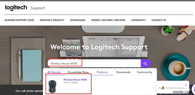 Windows 10, 8, 7에서 Logitech M185 드라이버 다운로드 