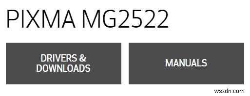 Canon PIXMA MG2522 드라이버 다운로드 Windows 10, 8.1, 8, 7 
