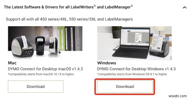 Windows 11, 10, 7 및 Mac용 DYMO LabelWriter 450 드라이버 다운로드 및 업데이트 