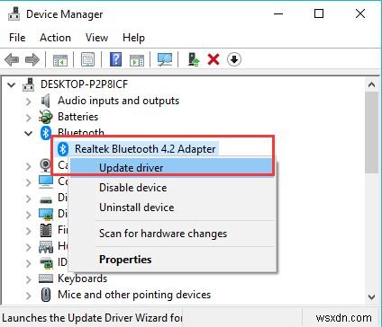 Windows 10, 8, 7에서 Realtek Bluetooth 드라이버 다운로드 및 업데이트 
