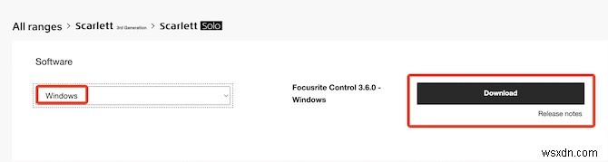 Windows 11, 10, 8, 7 및 Mac에서 Focusrite Scarlett 솔로 드라이버 다운로드 