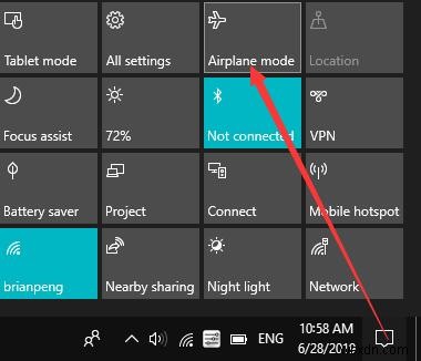 수정됨:WIFI 인터넷 없음, 보안 Windows 10 