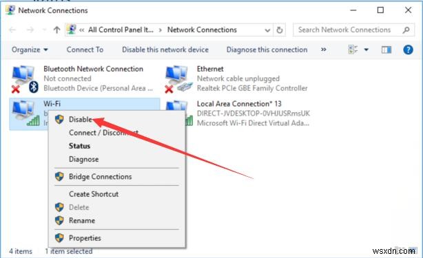 수정됨:Microsoft 호스팅 네트워크 가상 어댑터가 없거나 시작할 수 없음 