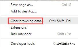수정됨:Windows 10의 Google Chrome에서 Err_Cache_Miss 오류가 발생했습니까? 