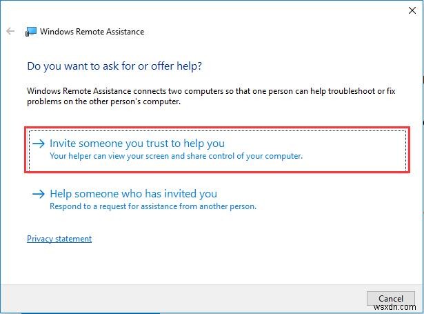 Windows 10에서 원격 지원을 설정하는 방법 