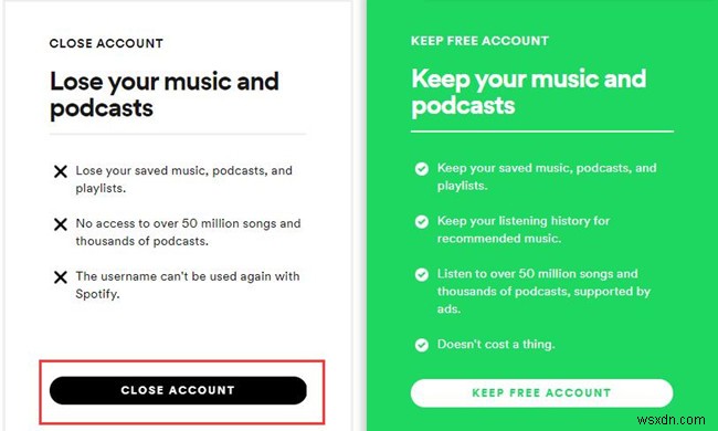 Spotify 계정을 영구적으로 삭제하는 방법(2022 업데이트) 