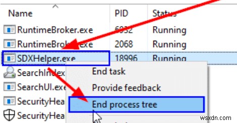 Microsoft Office SDX 도우미 높은 CPU 사용량을 수정하는 방법 