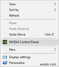해결:Windows 10에서 NVIDIA 제어판이 누락됨 