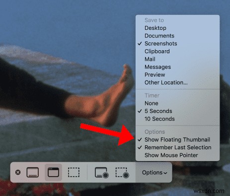 macOS에서 플로팅 스크린샷 미리보기 축소판을 제거하는 방법 