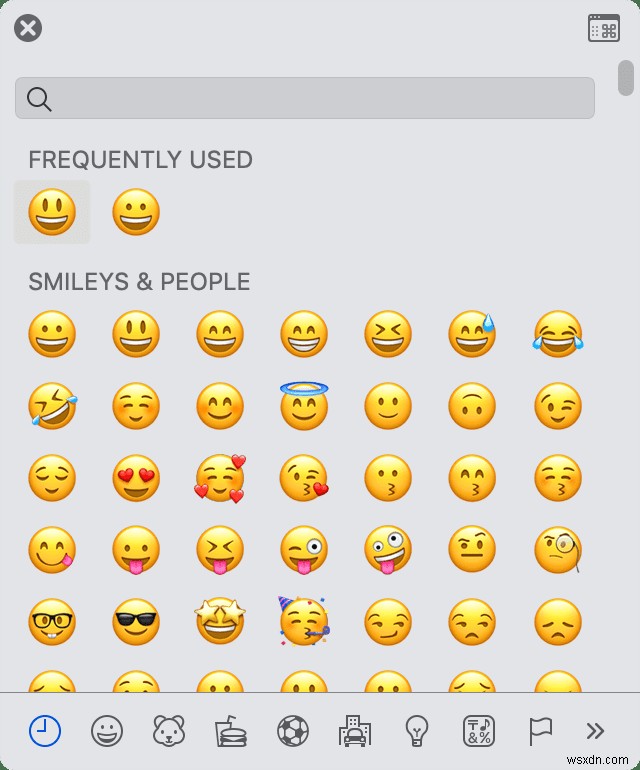 Mac의 Emoji Keyboard를 사용하는 방법(1초 이내) 