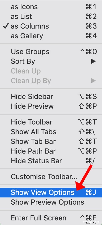 Finder에서 모든 폴더 크기를 표시하는 방법(macOS) 