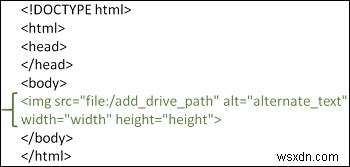 시스템 드라이브에서 html의 img 태그로 src를 설정하는 방법은 무엇입니까? 