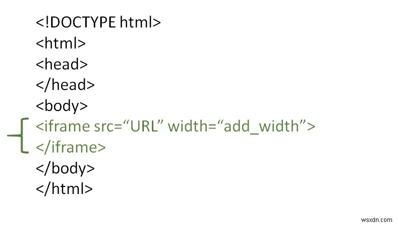 HTML 페이지 내에서 iframe 태그를 사용하여 인라인 프레임을 만드는 방법은 무엇입니까?