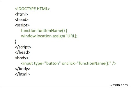 JavaScript를 사용하여 HTML 페이지를 리디렉션하는 방법은 무엇입니까? 