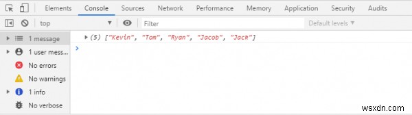 JavaScript Array.of() 함수 