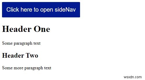 CSS 및 JavaScript로 커튼 탐색 메뉴를 만드는 방법은 무엇입니까? 