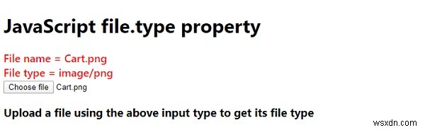 JavaScript WebAPI 파일 File.type 속성 