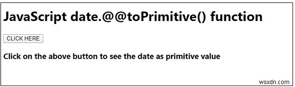 JavaScript date.@@toPrimitive() 함수 