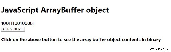 자바스크립트 ArrayBuffer 객체 