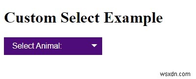 CSS 및 JavaScript로 사용자 지정 선택 상자를 만드는 방법은 무엇입니까? 