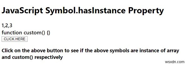 JavaScript Symbol.hasInstance 속성 