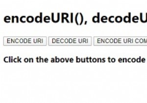 JavaScript encodeURI(), decodeURI() 및 해당 구성 요소 기능 