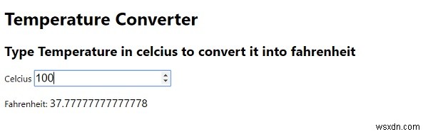 HTML과 JavaScript로 온도 변환기를 만드는 방법은 무엇입니까? 