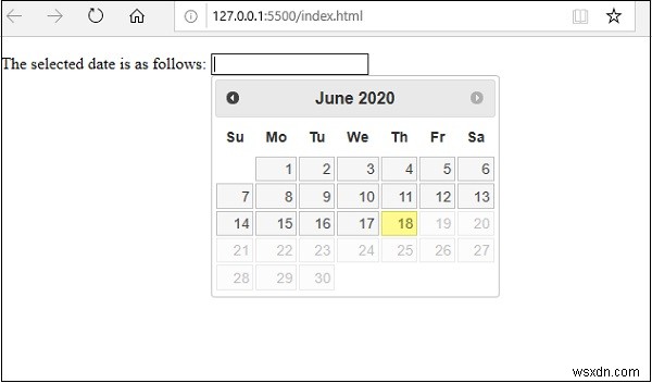 JavaScript Datepicker에서 미래 날짜를 비활성화하는 방법은 무엇입니까? 