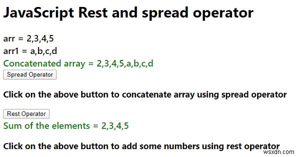 JavaScript의 Rest 및 Spread 연산자 