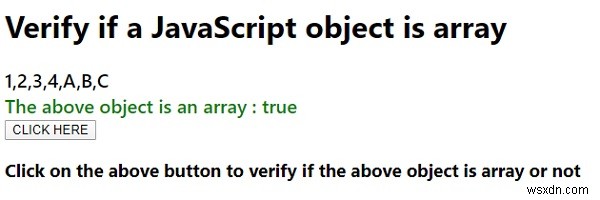 JavaScript 객체가 배열인지 확인하는 방법은 무엇입니까? 예를 들어 설명합니다. 