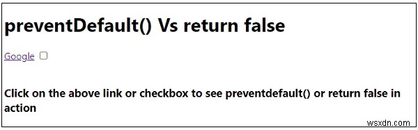 PreventDefault() 대 JavaScript에서 false를 반환합니까? 