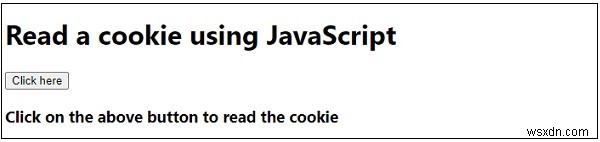 JavaScript를 사용하여 쿠키를 읽는 방법은 무엇입니까? 