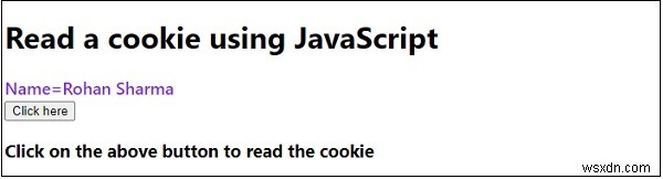 JavaScript를 사용하여 쿠키를 읽는 방법은 무엇입니까? 