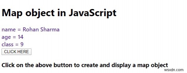 JavaScript에서 객체를 매핑하십시오. 