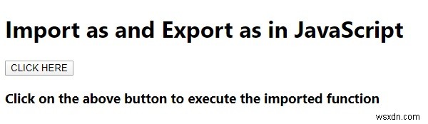 JavaScript에서 import  as  및 Export  as  구문을 설명합니다. 
