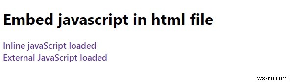 HTML 파일에 JavaScript를 포함하는 방법은 무엇입니까? 