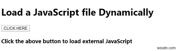 JavaScript 파일을 동적으로 로드하는 방법은 무엇입니까? 