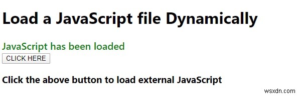 JavaScript 파일을 동적으로 로드하는 방법은 무엇입니까? 