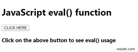 JavaScript eval() 함수를 사용하는 동안 따라야 할 규칙을 설명합니다. 