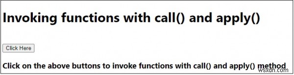 JavaScript에서 call() 및 apply()로 함수 호출 
