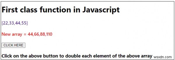 JavaScript의 일급 함수 