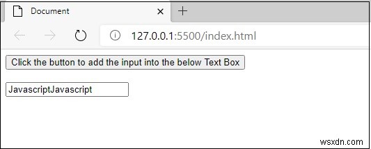 HTML  input 에 텍스트를 추가하는 버튼은 어떻게 만드나요? 